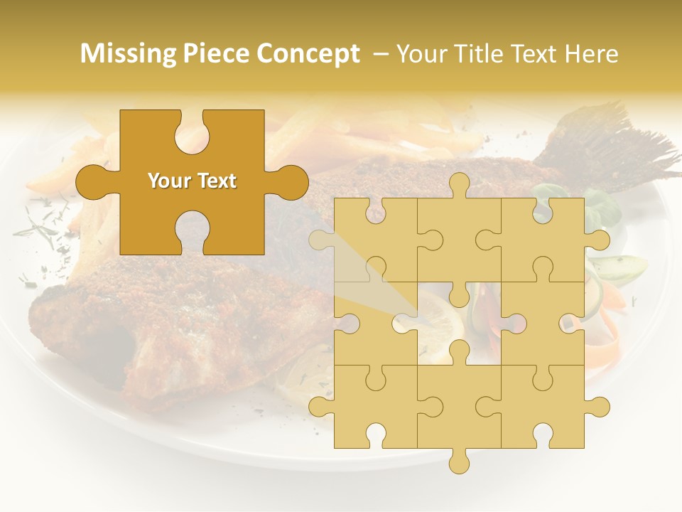 Eating Dish Grilled PowerPoint Template