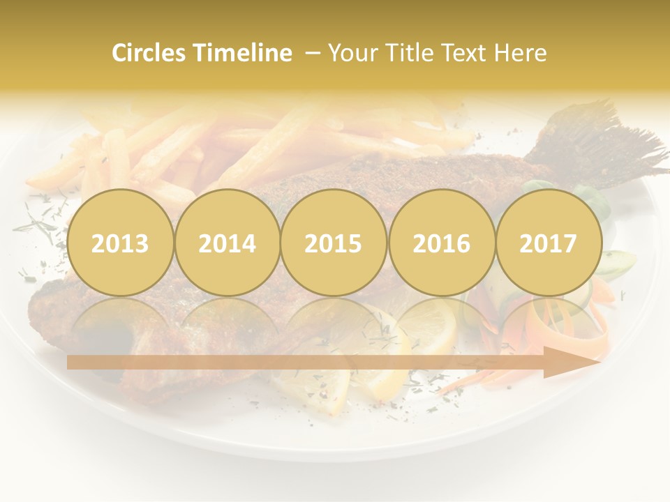 Eating Dish Grilled PowerPoint Template