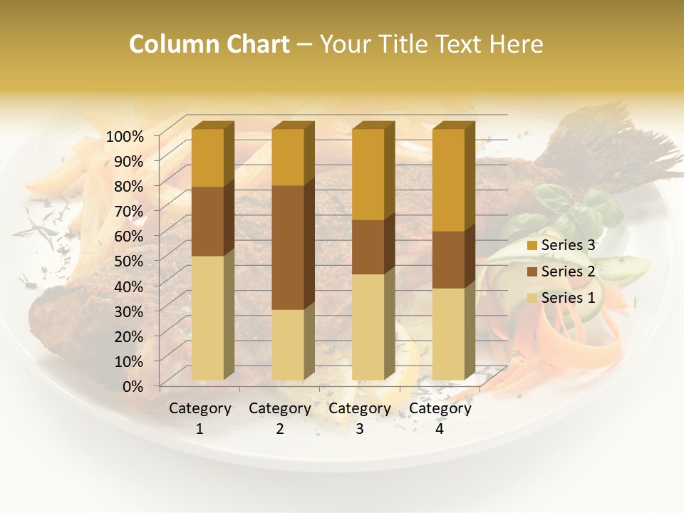 Eating Dish Grilled PowerPoint Template