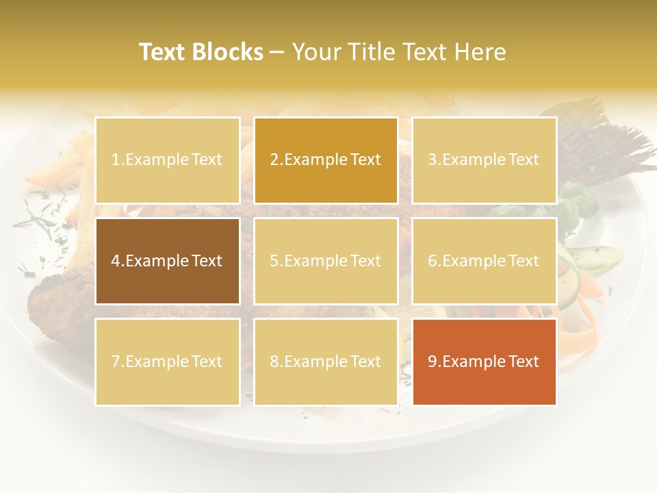 Eating Dish Grilled PowerPoint Template