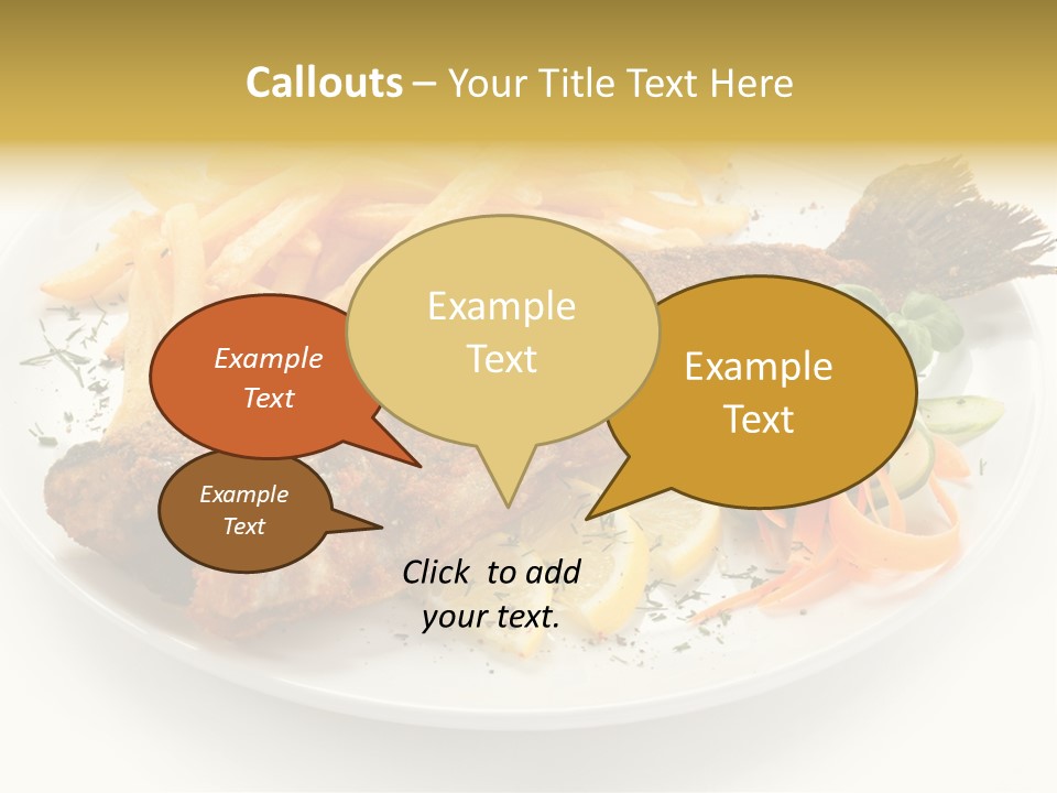 Eating Dish Grilled PowerPoint Template