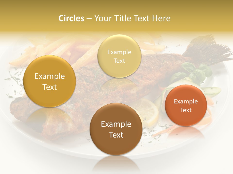 Eating Dish Grilled PowerPoint Template