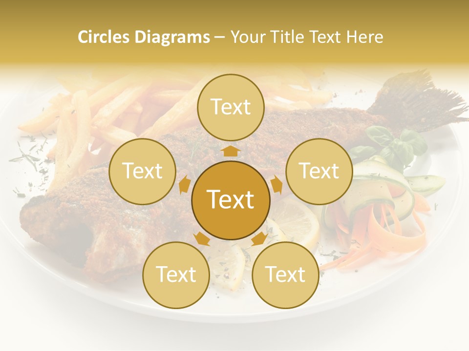 Eating Dish Grilled PowerPoint Template