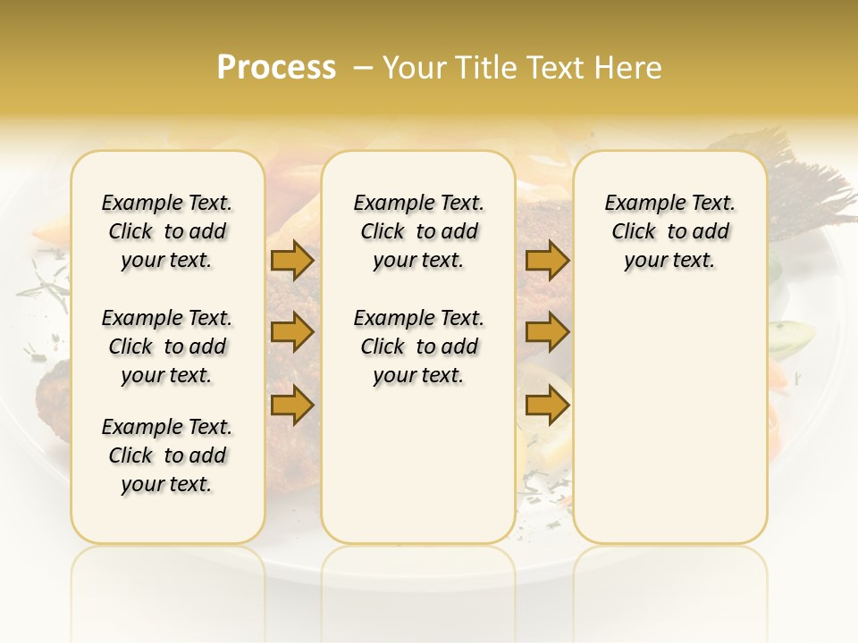 Eating Dish Grilled PowerPoint Template