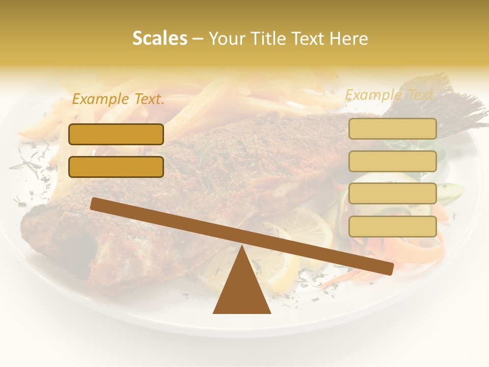 Eating Dish Grilled PowerPoint Template
