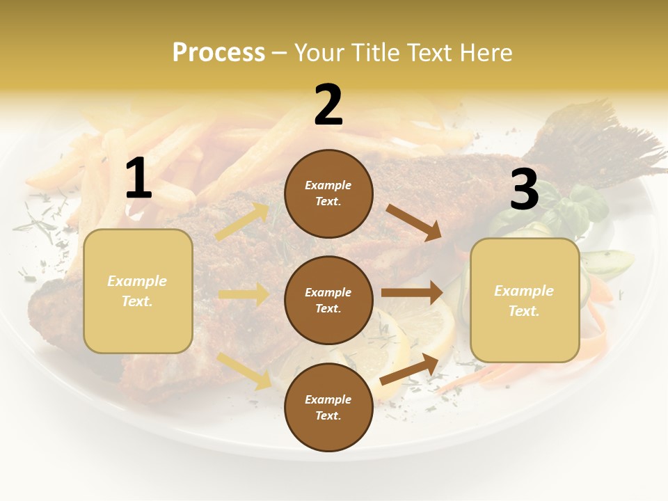 Eating Dish Grilled PowerPoint Template