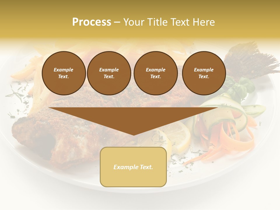 Eating Dish Grilled PowerPoint Template