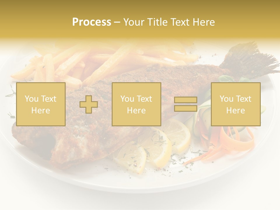 Eating Dish Grilled PowerPoint Template