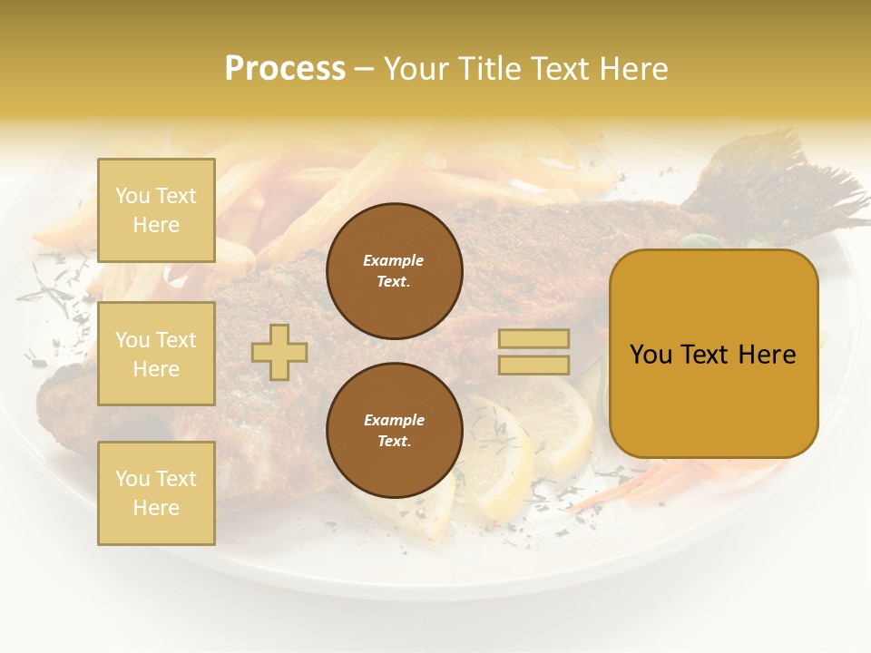 Eating Dish Grilled PowerPoint Template
