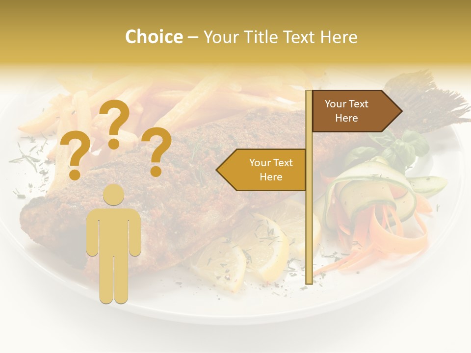 Eating Dish Grilled PowerPoint Template