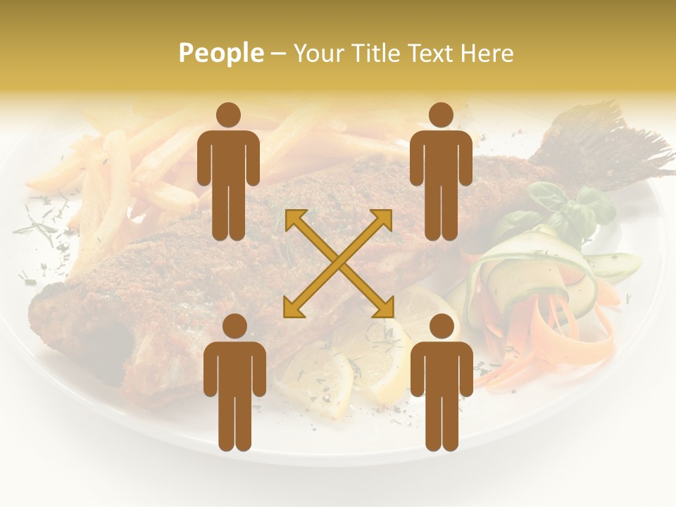 Eating Dish Grilled PowerPoint Template
