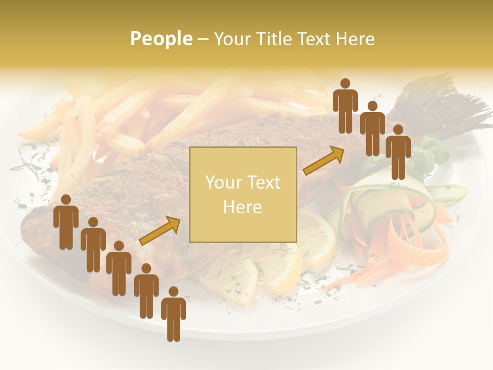 Eating Dish Grilled PowerPoint Template
