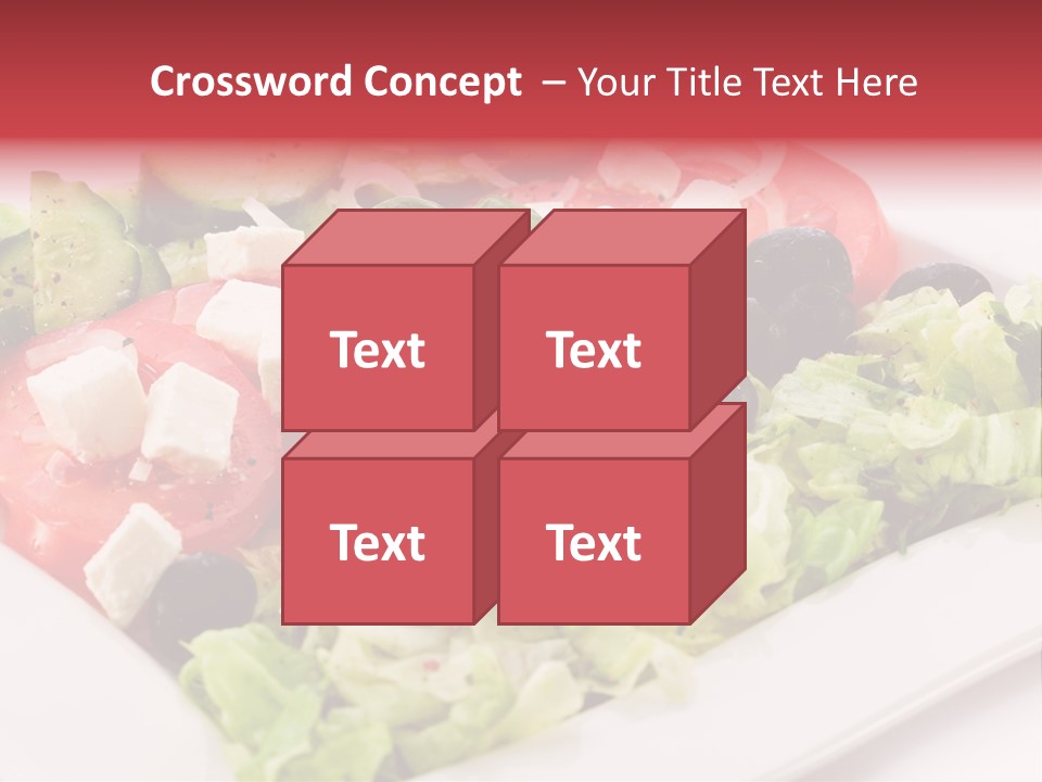 Eating Dish Antipasti PowerPoint Template