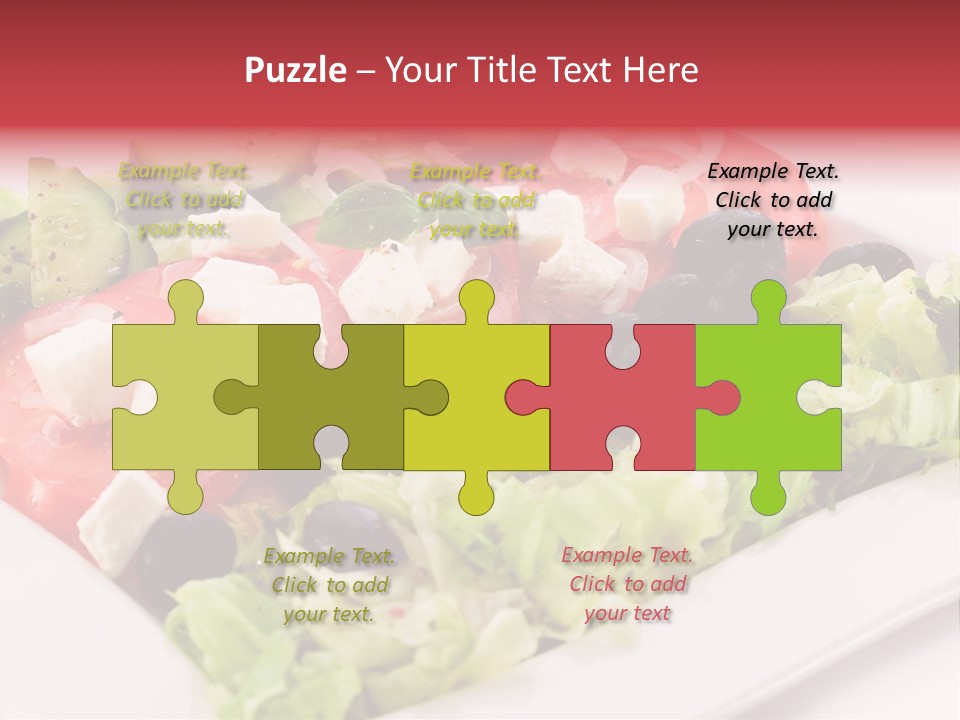 Eating Dish Antipasti PowerPoint Template
