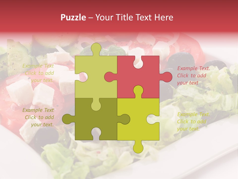 Eating Dish Antipasti PowerPoint Template