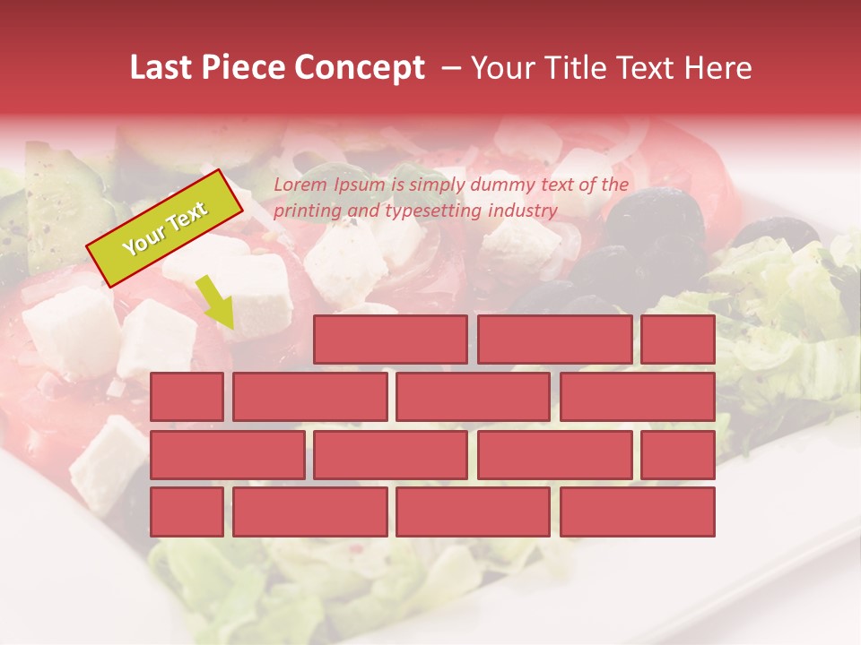 Eating Dish Antipasti PowerPoint Template