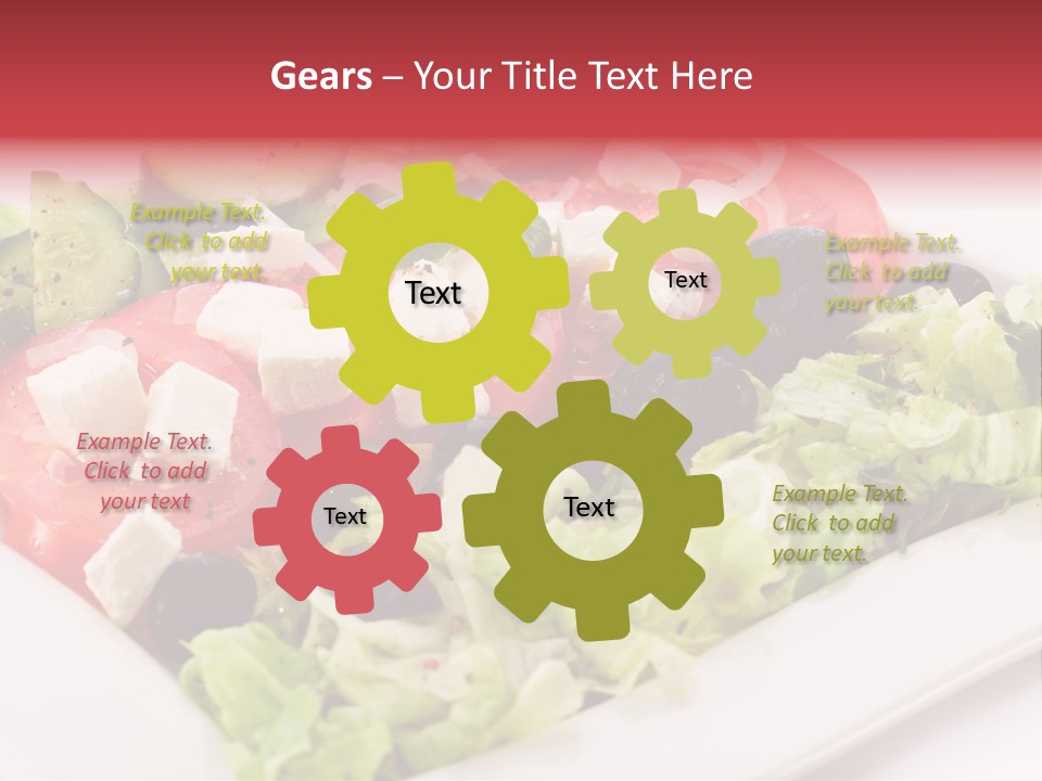 Eating Dish Antipasti PowerPoint Template