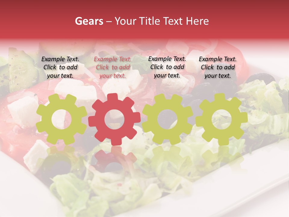 Eating Dish Antipasti PowerPoint Template