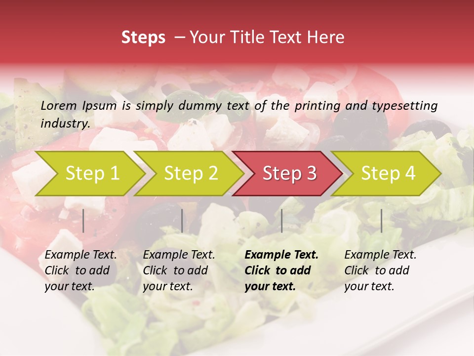 Eating Dish Antipasti PowerPoint Template