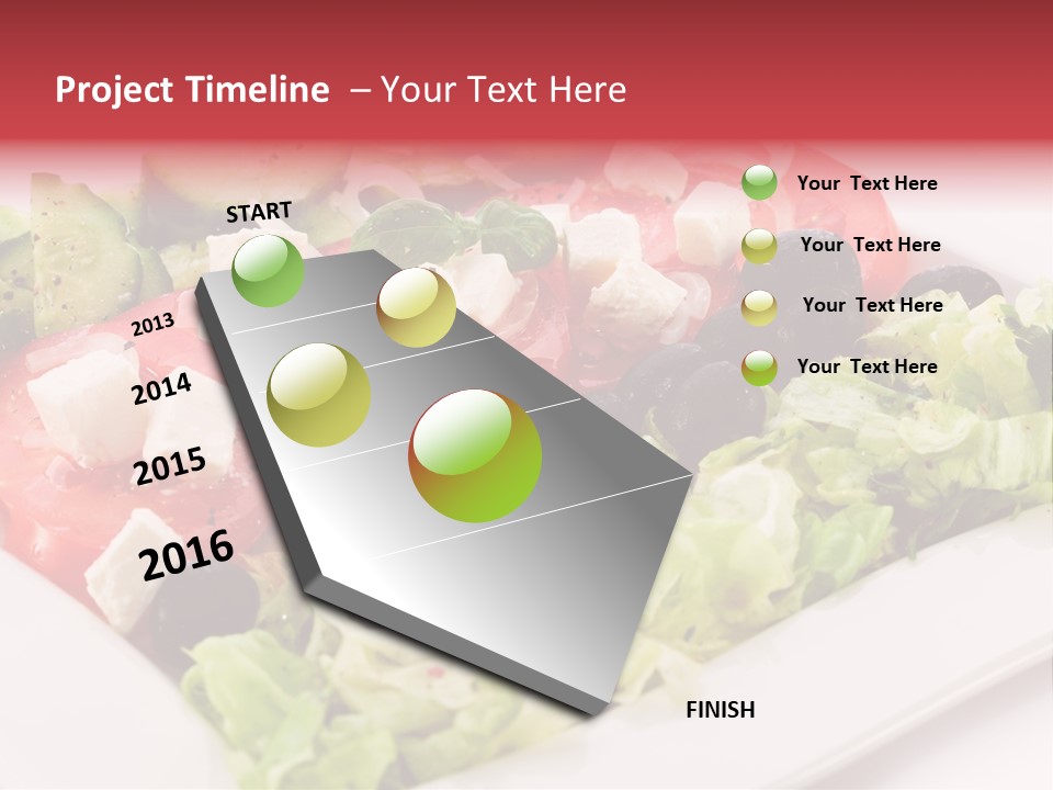 Eating Dish Antipasti PowerPoint Template