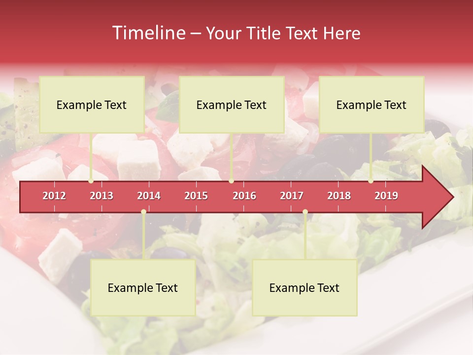 Eating Dish Antipasti PowerPoint Template