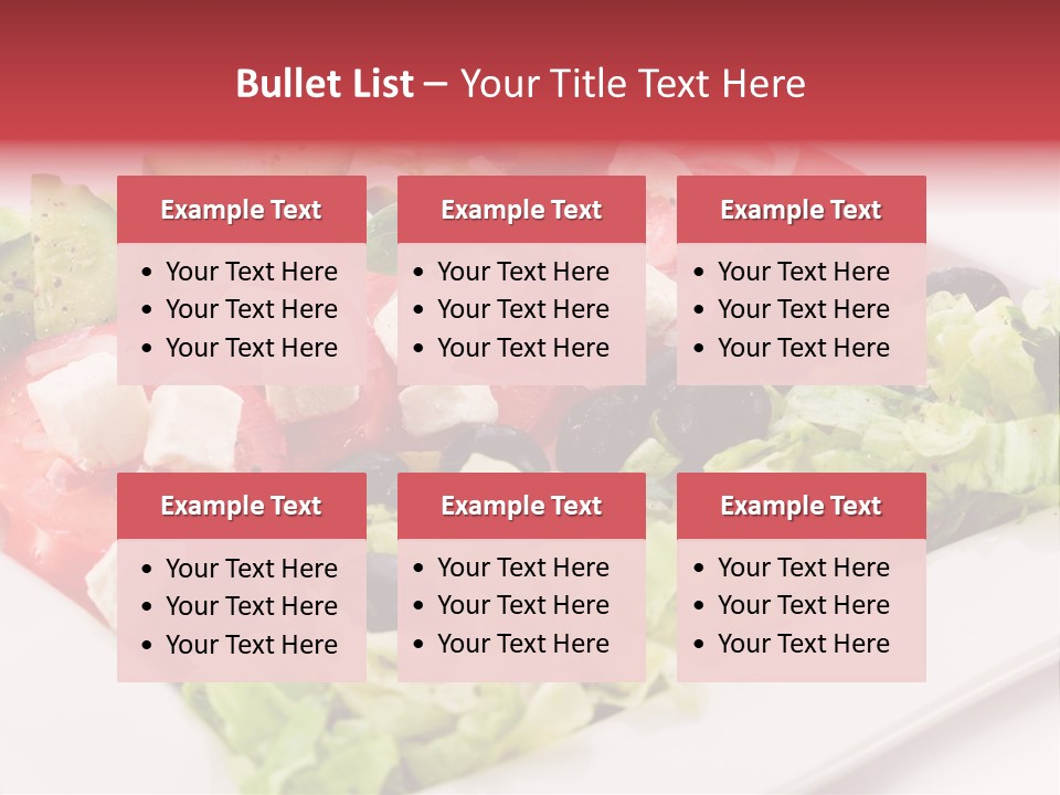 Eating Dish Antipasti PowerPoint Template