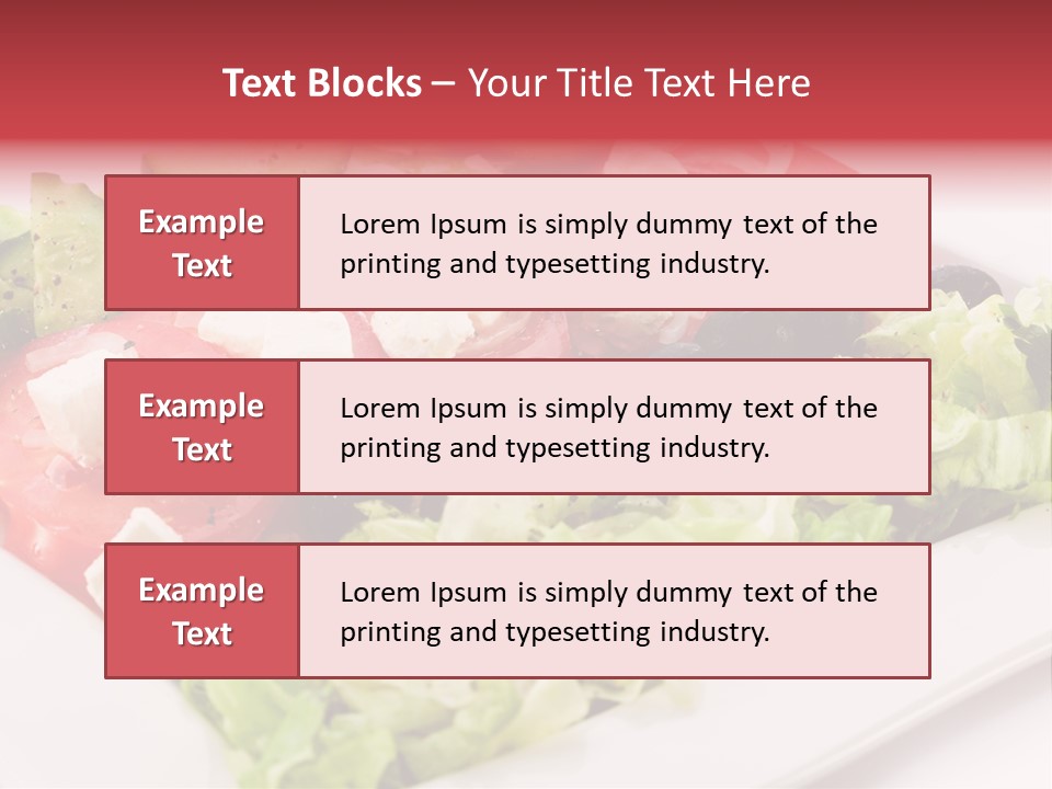 Eating Dish Antipasti PowerPoint Template