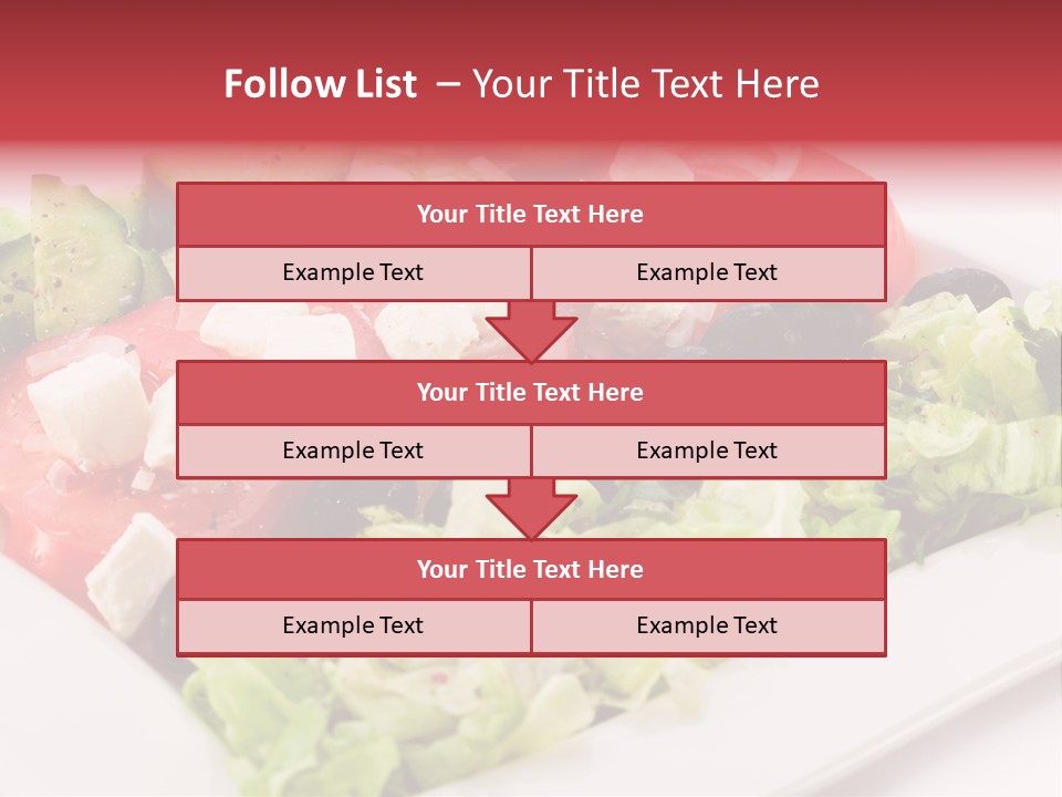 Eating Dish Antipasti PowerPoint Template