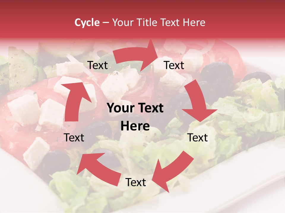Eating Dish Antipasti PowerPoint Template