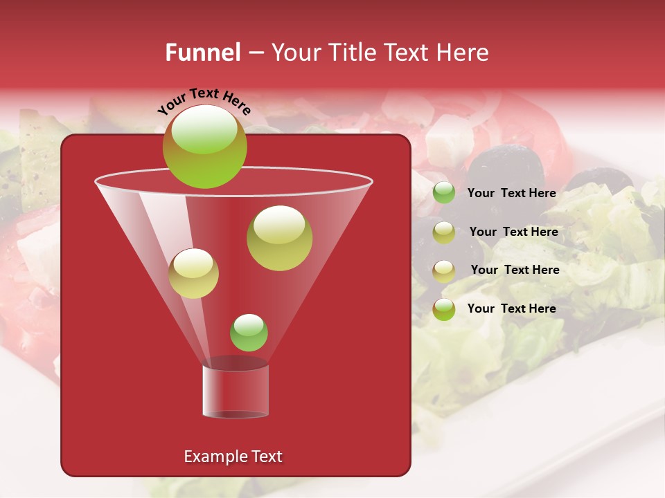 Eating Dish Antipasti PowerPoint Template