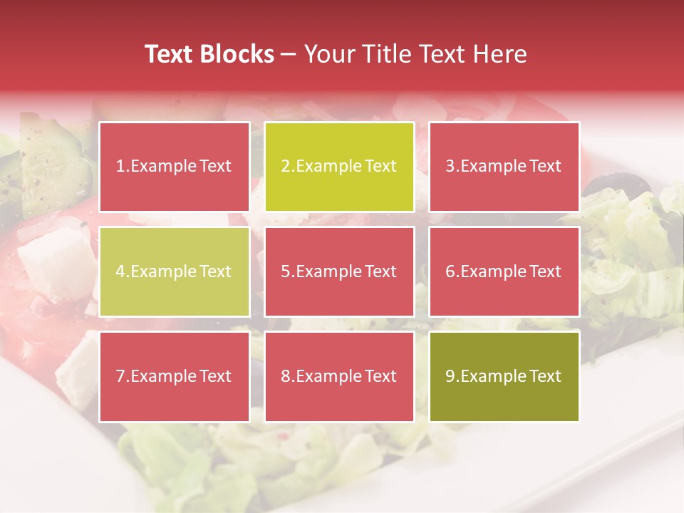 Eating Dish Antipasti PowerPoint Template