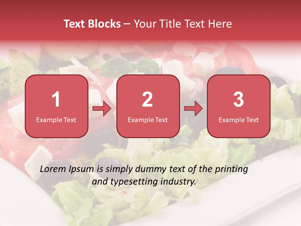 Eating Dish Antipasti PowerPoint Template