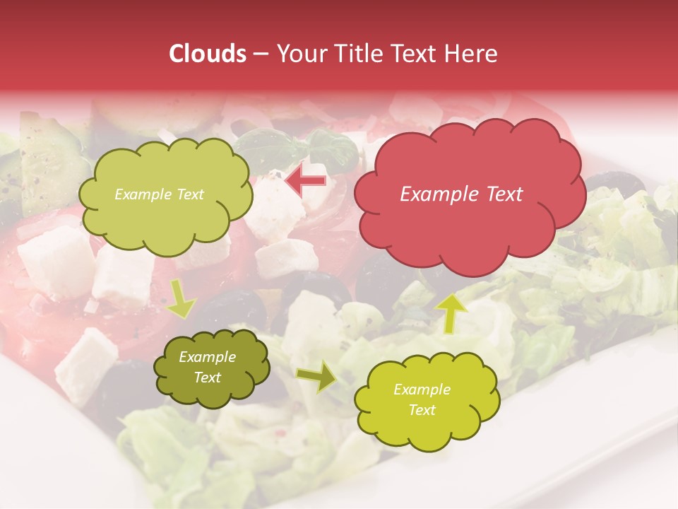 Eating Dish Antipasti PowerPoint Template