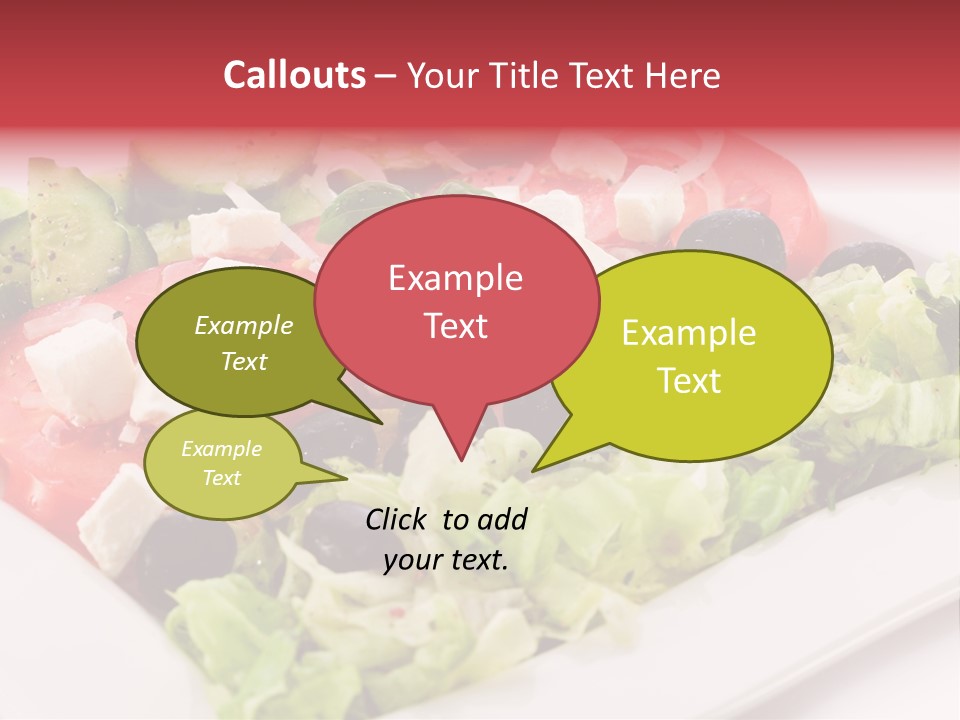 Eating Dish Antipasti PowerPoint Template