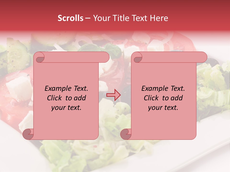 Eating Dish Antipasti PowerPoint Template