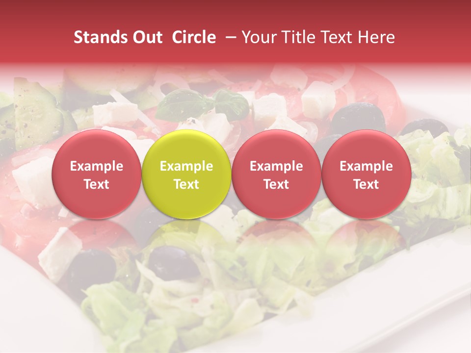 Eating Dish Antipasti PowerPoint Template