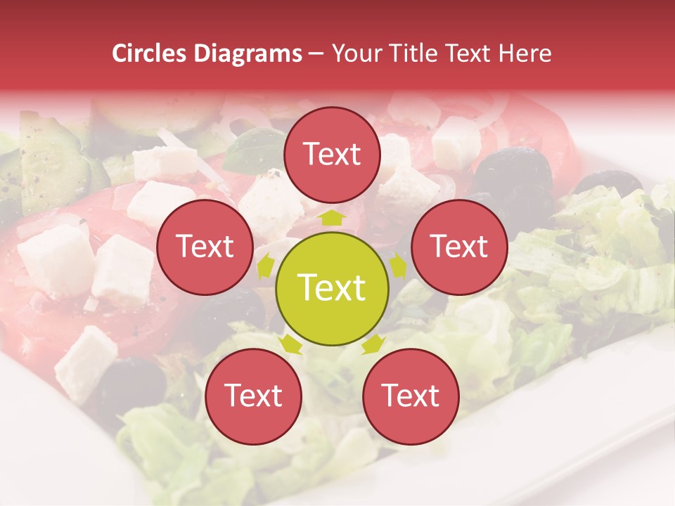 Eating Dish Antipasti PowerPoint Template