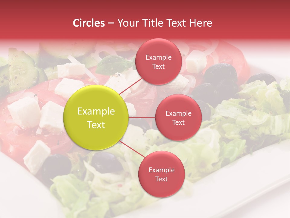Eating Dish Antipasti PowerPoint Template