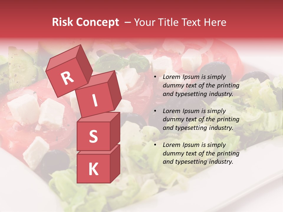 Eating Dish Antipasti PowerPoint Template