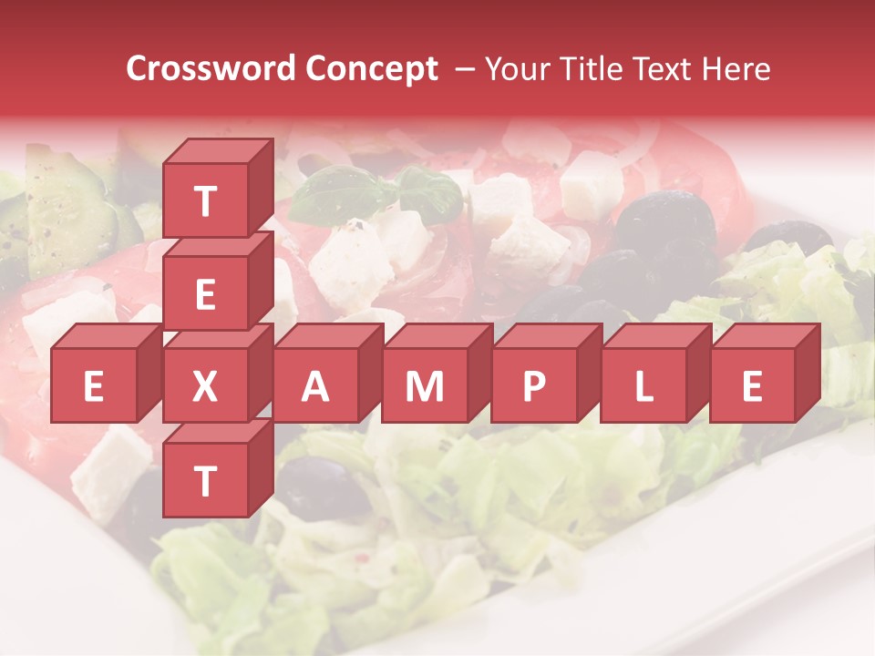 Eating Dish Antipasti PowerPoint Template