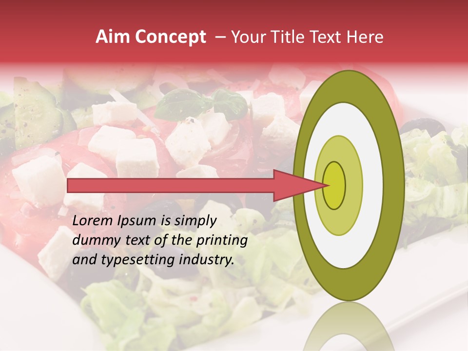 Eating Dish Antipasti PowerPoint Template