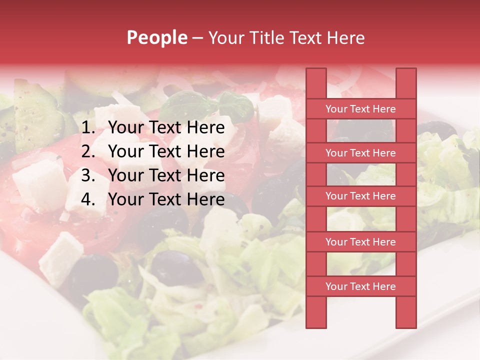 Eating Dish Antipasti PowerPoint Template