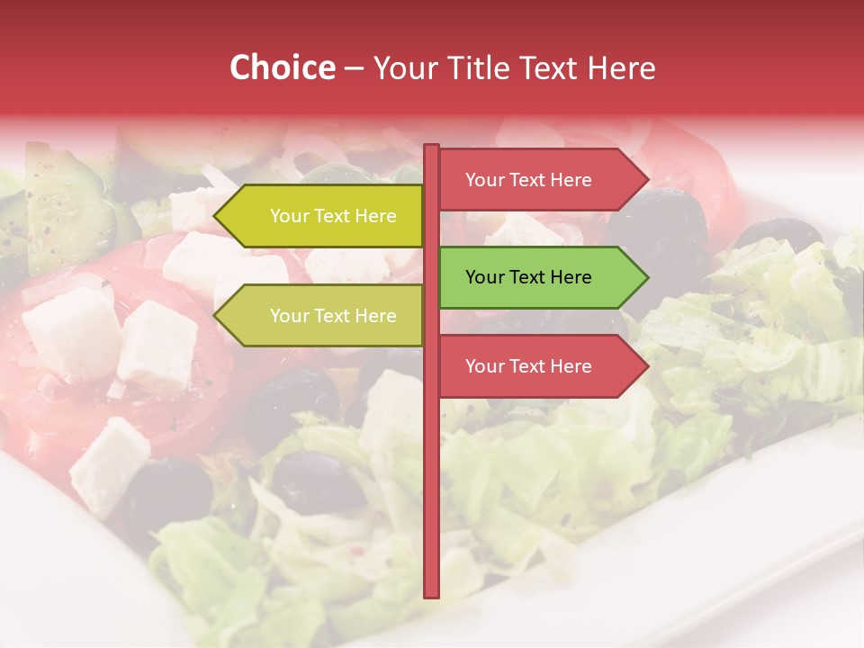 Eating Dish Antipasti PowerPoint Template