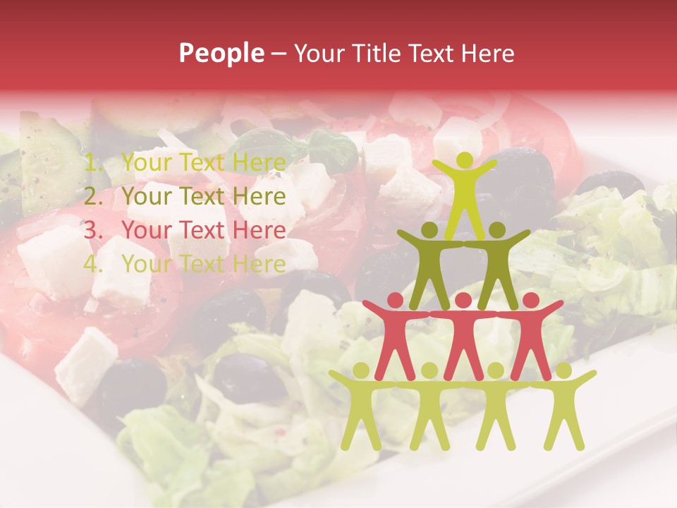 Eating Dish Antipasti PowerPoint Template