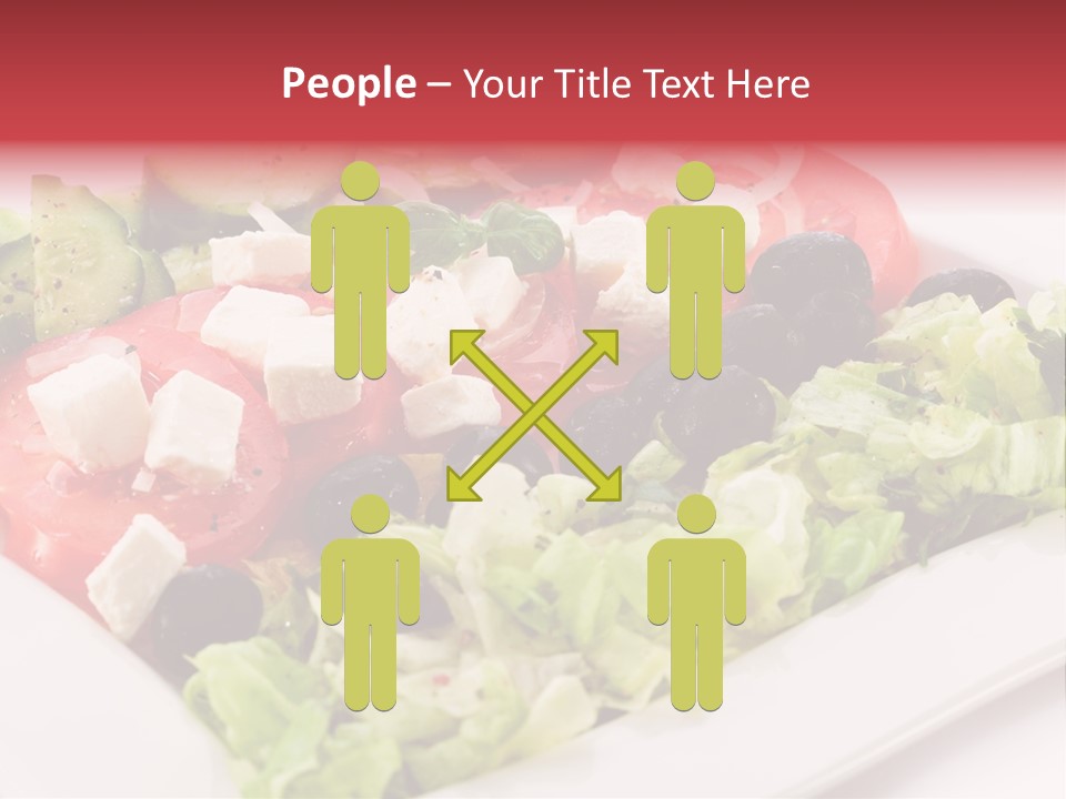 Eating Dish Antipasti PowerPoint Template
