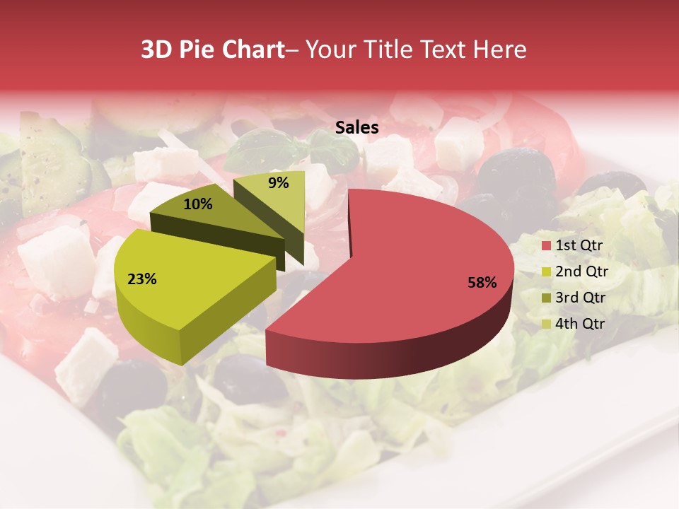 Eating Dish Antipasti PowerPoint Template