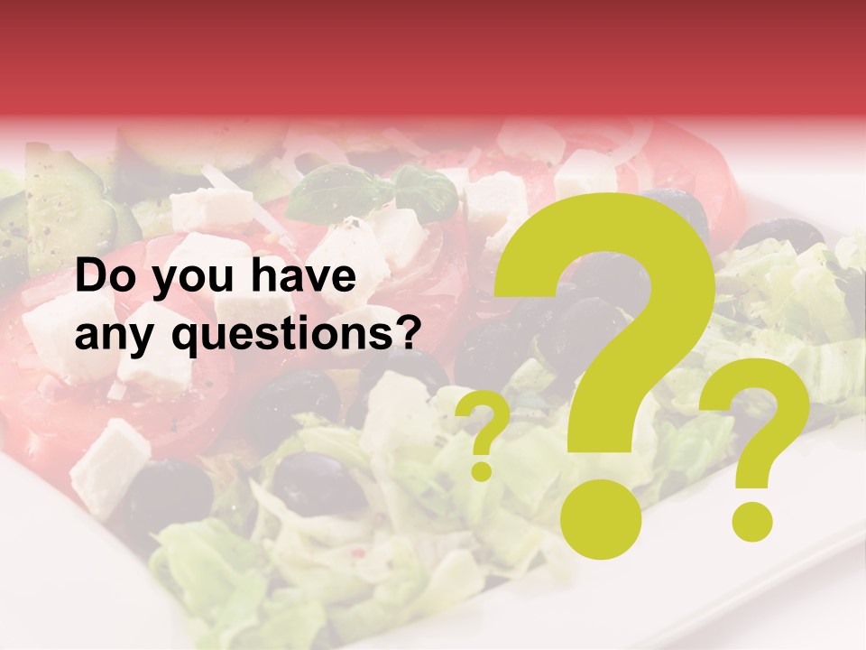 Eating Dish Antipasti PowerPoint Template