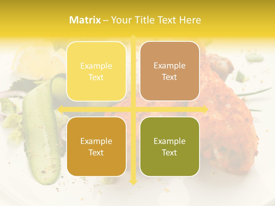 Seasonings Fried Tasty PowerPoint Template