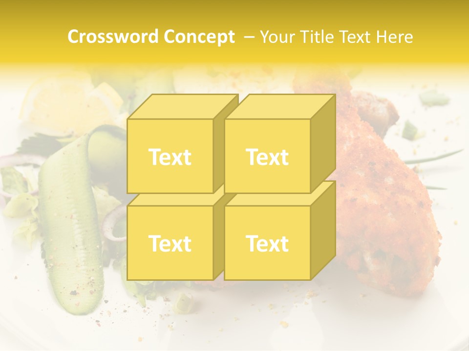 Seasonings Fried Tasty PowerPoint Template