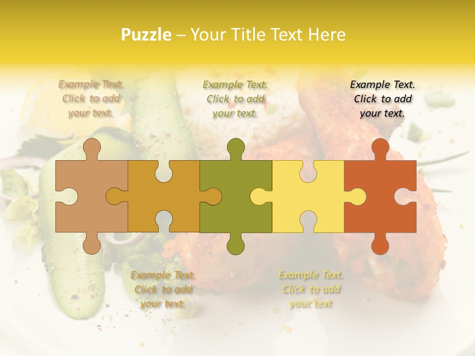 Seasonings Fried Tasty PowerPoint Template